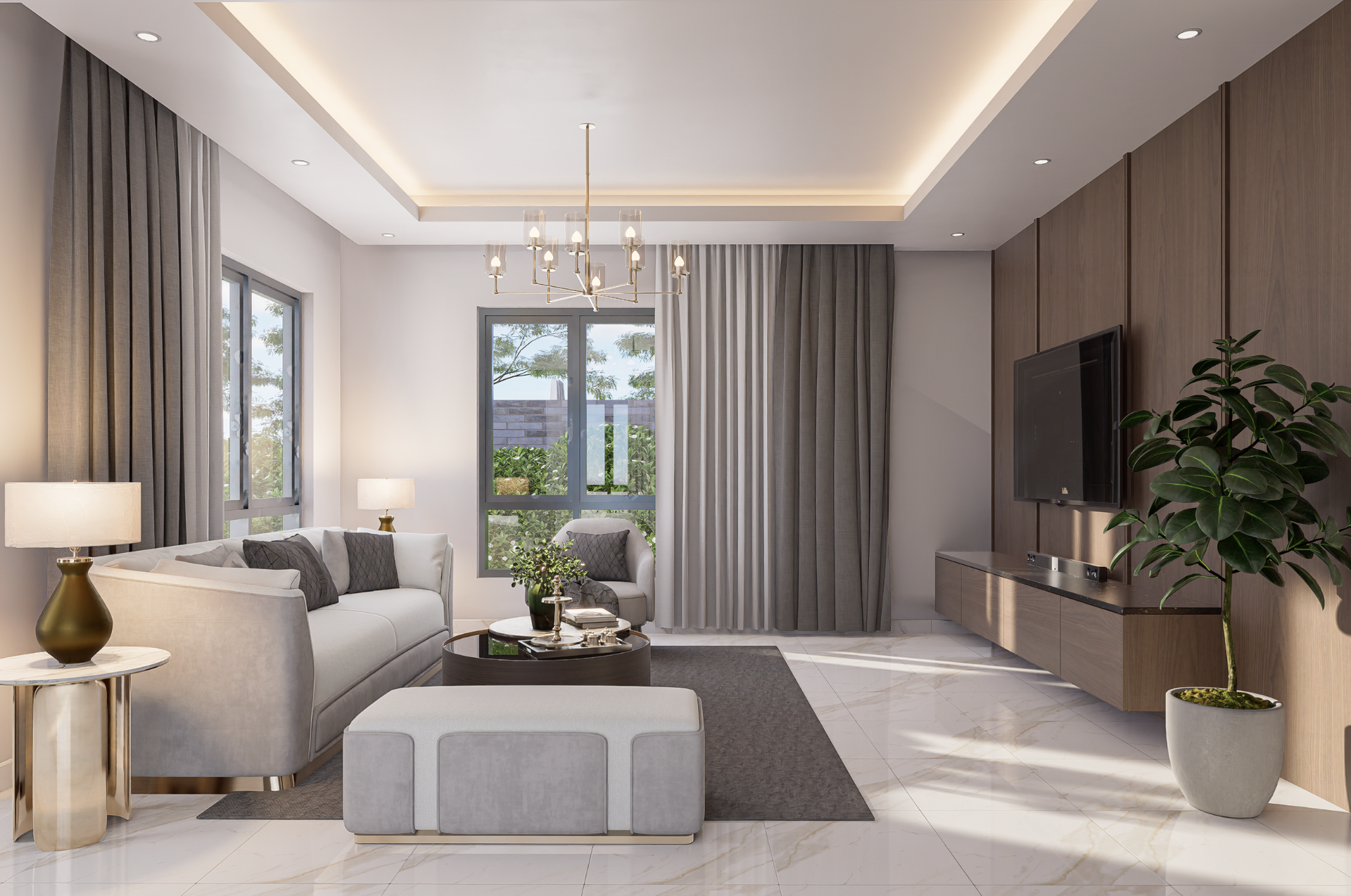 Kngaok Villa Living Room