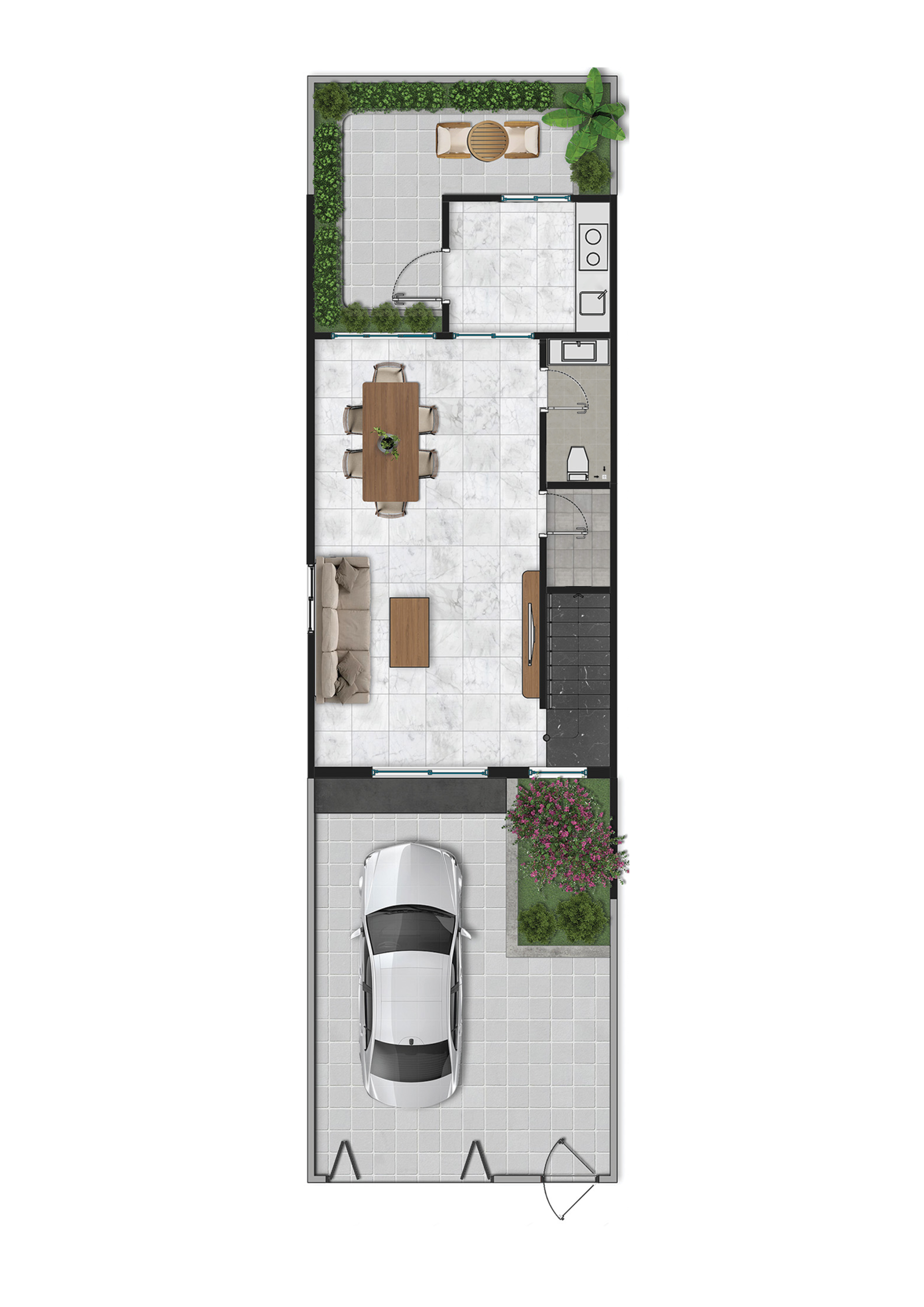 Lumhor Toch Villa Ground Floor Plan
