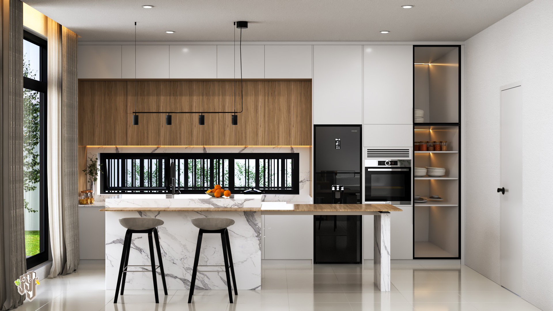 Visoth Villa kitchen