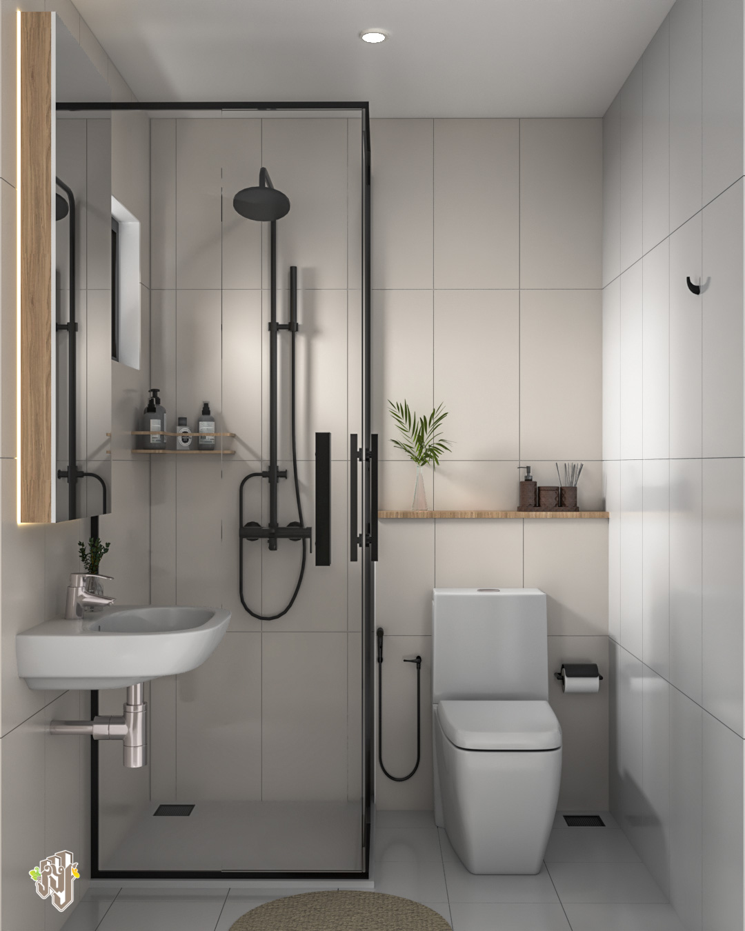 Visoth Villa private bathroom
