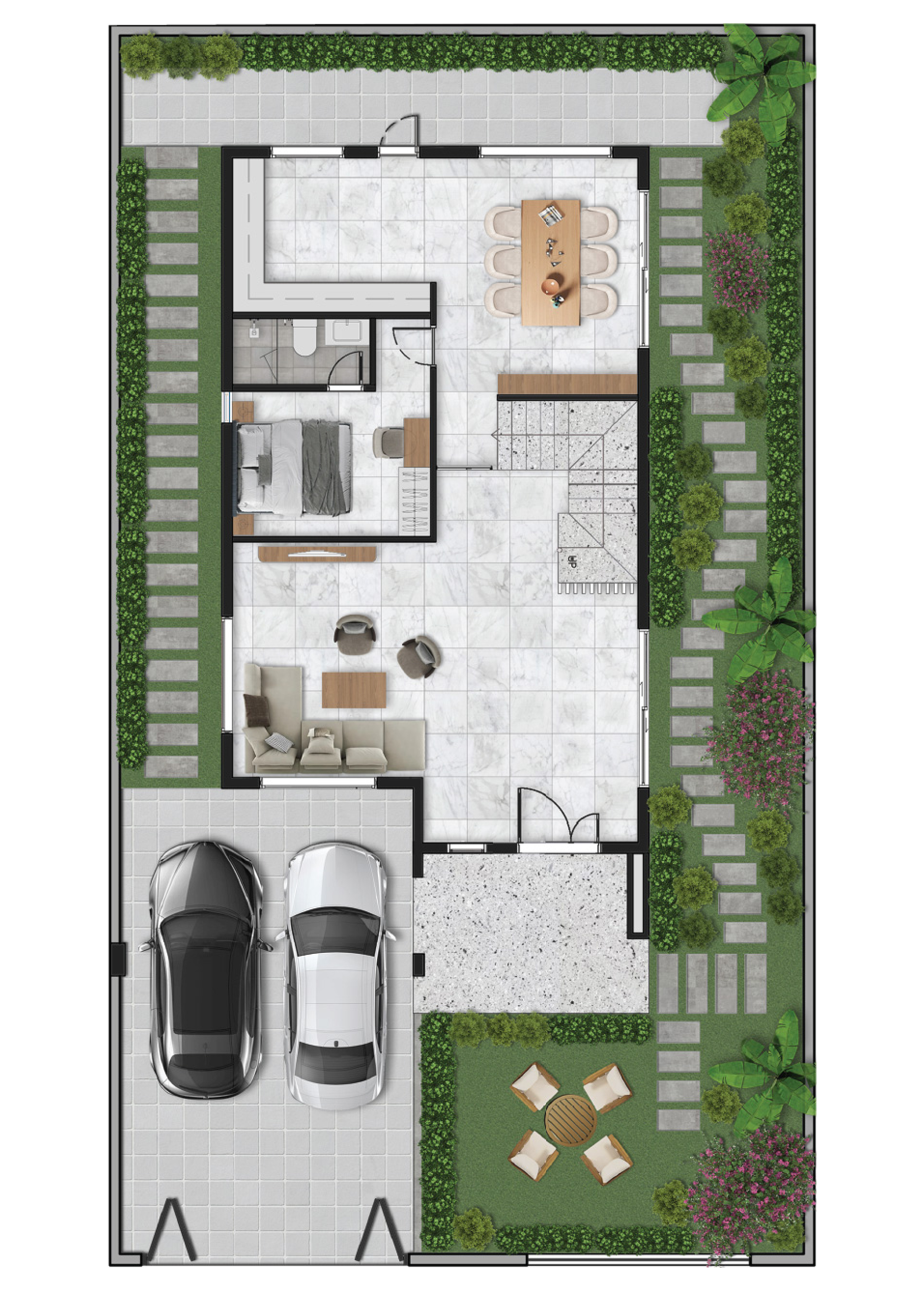 Kngaok Villa Ground Floor Plan