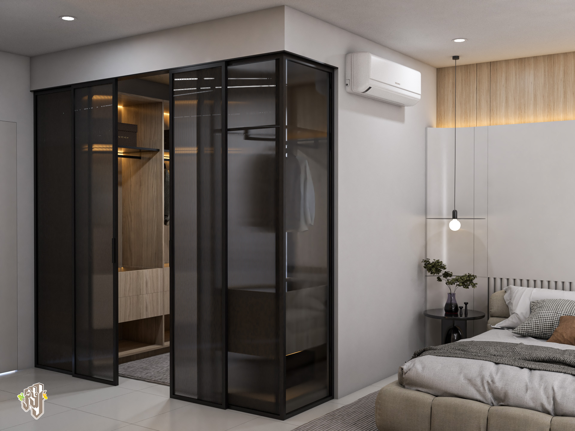 Visoth Villa walk-in closet