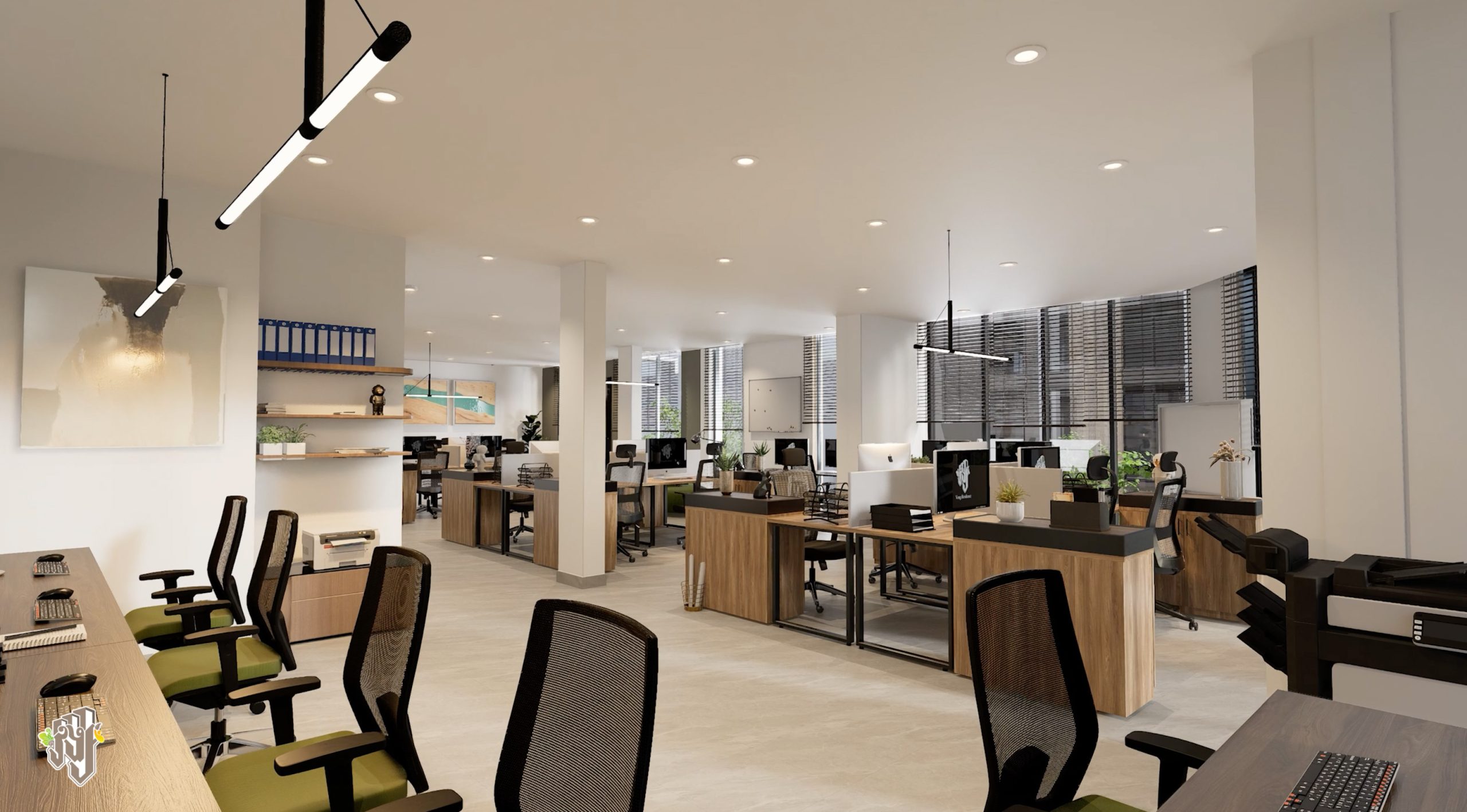 Business Building open office