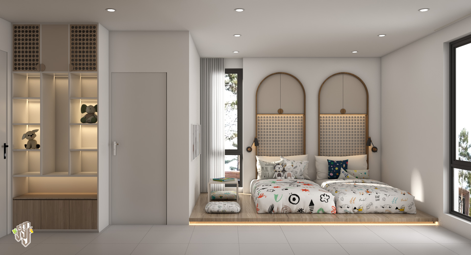 Rukkhak Villa Children's Bedroom