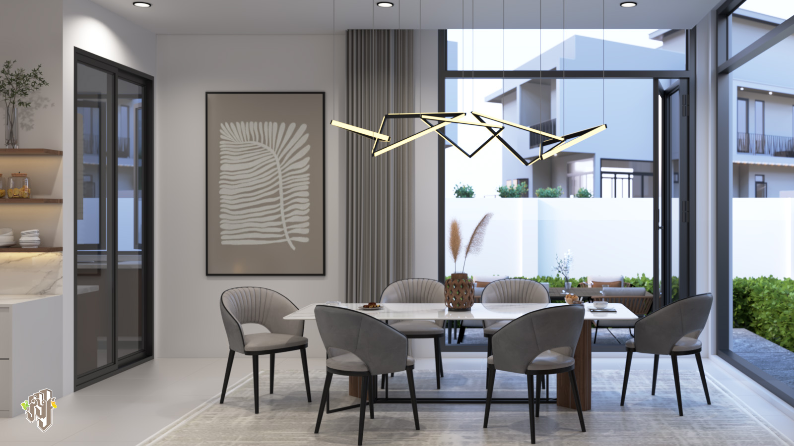 Rukkhak Villa Dining Area