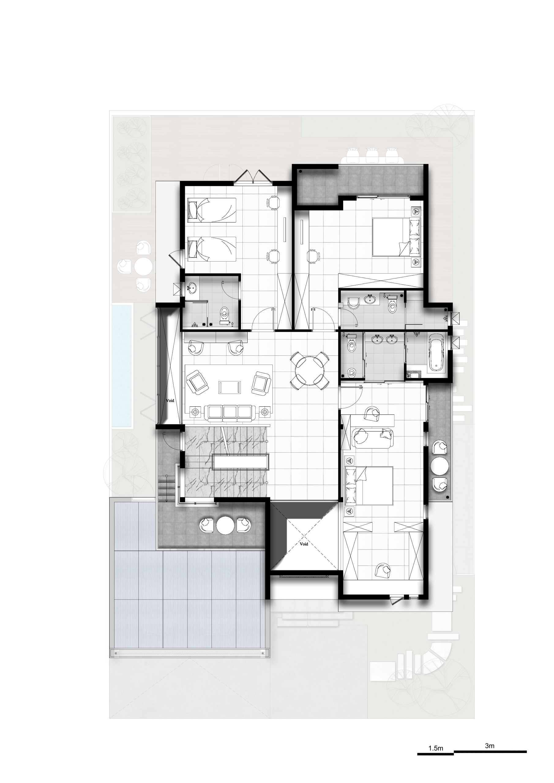 Rukkhak Villa First Floor Plan