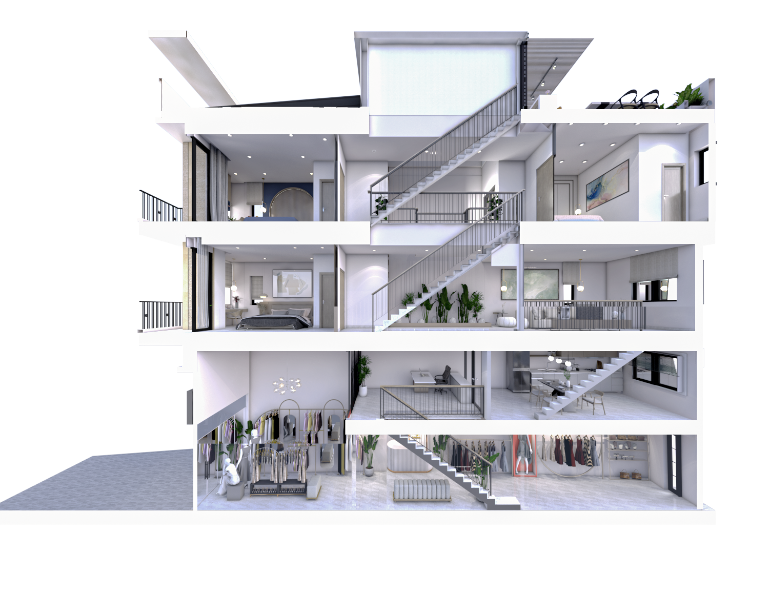Shophouse A Architectural Layout