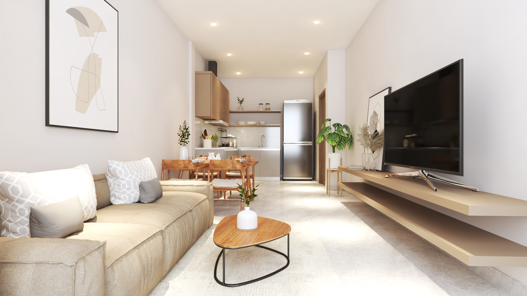 Shophouse B Living and Dining Interior